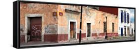 ¡Viva Mexico! Panoramic Collection - Mexican Street-Philippe Hugonnard-Framed Stretched Canvas