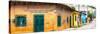 ¡Viva Mexico! Panoramic Collection - Mexican Urban Street-Philippe Hugonnard-Stretched Canvas