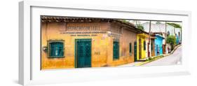 ¡Viva Mexico! Panoramic Collection - Mexican Urban Street-Philippe Hugonnard-Framed Photographic Print