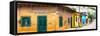 ¡Viva Mexico! Panoramic Collection - Mexican Urban Street-Philippe Hugonnard-Framed Stretched Canvas