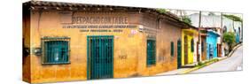 ¡Viva Mexico! Panoramic Collection - Mexican Urban Street-Philippe Hugonnard-Stretched Canvas