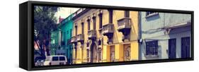 ¡Viva Mexico! Panoramic Collection - Mexico City Architecture-Philippe Hugonnard-Framed Stretched Canvas