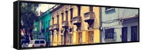 ¡Viva Mexico! Panoramic Collection - Mexico City Architecture-Philippe Hugonnard-Framed Stretched Canvas