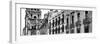 ¡Viva Mexico! Panoramic Collection - Mexico City B&W Facades-Philippe Hugonnard-Framed Photographic Print