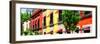 ¡Viva Mexico! Panoramic Collection - Mexico City Colorful Facades-Philippe Hugonnard-Framed Photographic Print