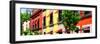 ¡Viva Mexico! Panoramic Collection - Mexico City Colorful Facades-Philippe Hugonnard-Framed Photographic Print