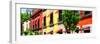 ¡Viva Mexico! Panoramic Collection - Mexico City Colorful Facades-Philippe Hugonnard-Framed Photographic Print