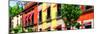 ¡Viva Mexico! Panoramic Collection - Mexico City Colorful Facades-Philippe Hugonnard-Mounted Photographic Print