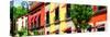 ¡Viva Mexico! Panoramic Collection - Mexico City Colorful Facades-Philippe Hugonnard-Stretched Canvas