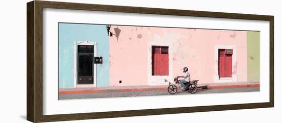 ¡Viva Mexico! Panoramic Collection - Motorbike Ride in Campeche II-Philippe Hugonnard-Framed Photographic Print