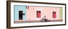 ¡Viva Mexico! Panoramic Collection - Motorbike Ride in Campeche II-Philippe Hugonnard-Framed Photographic Print