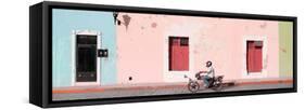 ¡Viva Mexico! Panoramic Collection - Motorbike Ride in Campeche II-Philippe Hugonnard-Framed Stretched Canvas