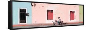 ¡Viva Mexico! Panoramic Collection - Motorbike Ride in Campeche II-Philippe Hugonnard-Framed Stretched Canvas