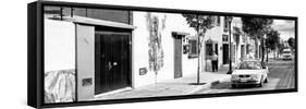 ¡Viva Mexico! Panoramic Collection - Oaxaca City B&W-Philippe Hugonnard-Framed Stretched Canvas
