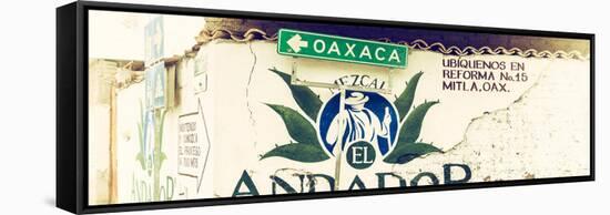 ¡Viva Mexico! Panoramic Collection - Oaxaca Direction II-Philippe Hugonnard-Framed Stretched Canvas