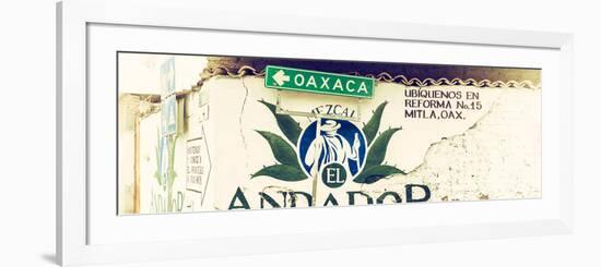 ¡Viva Mexico! Panoramic Collection - Oaxaca Direction II-Philippe Hugonnard-Framed Photographic Print