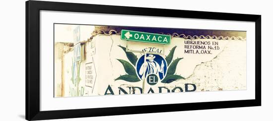 ¡Viva Mexico! Panoramic Collection - Oaxaca Direction II-Philippe Hugonnard-Framed Photographic Print