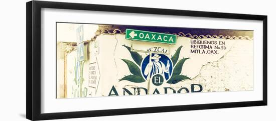 ¡Viva Mexico! Panoramic Collection - Oaxaca Direction II-Philippe Hugonnard-Framed Photographic Print