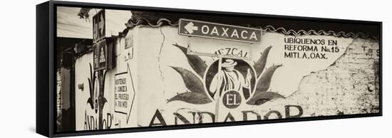 ¡Viva Mexico! Panoramic Collection - Oaxaca Direction III-Philippe Hugonnard-Framed Stretched Canvas