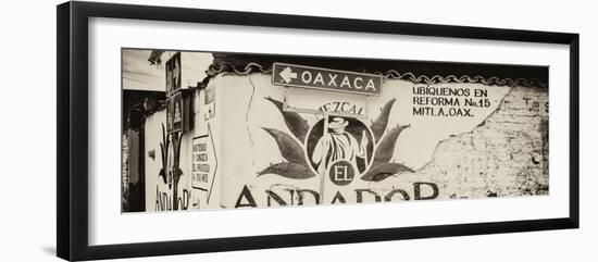 ¡Viva Mexico! Panoramic Collection - Oaxaca Direction III-Philippe Hugonnard-Framed Premium Photographic Print