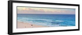 ¡Viva Mexico! Panoramic Collection - Ocean view at Sunset - Cancun-Philippe Hugonnard-Framed Photographic Print