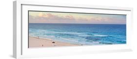 ¡Viva Mexico! Panoramic Collection - Ocean view at Sunset - Cancun-Philippe Hugonnard-Framed Photographic Print