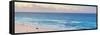 ¡Viva Mexico! Panoramic Collection - Ocean view at Sunset - Cancun-Philippe Hugonnard-Framed Stretched Canvas