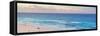 ¡Viva Mexico! Panoramic Collection - Ocean view at Sunset - Cancun-Philippe Hugonnard-Framed Stretched Canvas