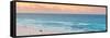 ¡Viva Mexico! Panoramic Collection - Ocean view at Sunset II - Cancun-Philippe Hugonnard-Framed Stretched Canvas