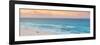 ¡Viva Mexico! Panoramic Collection - Ocean view at Sunset II - Cancun-Philippe Hugonnard-Framed Photographic Print