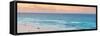 ¡Viva Mexico! Panoramic Collection - Ocean view at Sunset II - Cancun-Philippe Hugonnard-Framed Stretched Canvas