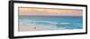 ¡Viva Mexico! Panoramic Collection - Ocean view at Sunset II - Cancun-Philippe Hugonnard-Framed Photographic Print