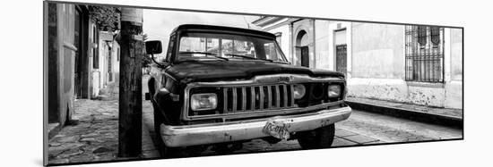 ¡Viva Mexico! Panoramic Collection - Old Jeep in San Cristobal de Las Casas I-Philippe Hugonnard-Mounted Photographic Print