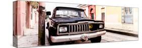 ¡Viva Mexico! Panoramic Collection - Old Jeep in San Cristobal de Las Casas II-Philippe Hugonnard-Stretched Canvas