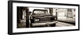 ¡Viva Mexico! Panoramic Collection - Old Jeep in San Cristobal de Las Casas III-Philippe Hugonnard-Framed Photographic Print