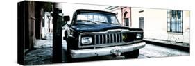 ¡Viva Mexico! Panoramic Collection - Old Jeep in San Cristobal de Las Casas IV-Philippe Hugonnard-Stretched Canvas