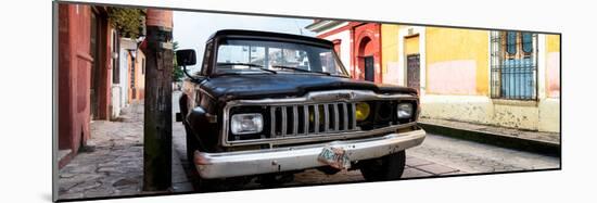 ¡Viva Mexico! Panoramic Collection - Old Jeep in San Cristobal de Las Casas-Philippe Hugonnard-Mounted Photographic Print