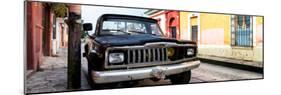¡Viva Mexico! Panoramic Collection - Old Jeep in San Cristobal de Las Casas-Philippe Hugonnard-Mounted Photographic Print