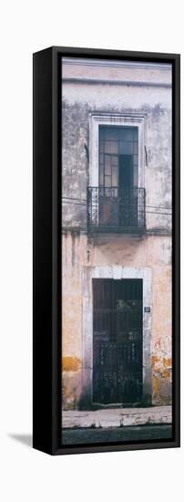 ¡Viva Mexico! Panoramic Collection - Old Mexican Facade III-Philippe Hugonnard-Framed Stretched Canvas