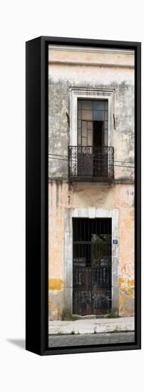 ¡Viva Mexico! Panoramic Collection - Old Mexican Facade-Philippe Hugonnard-Framed Stretched Canvas