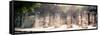 ¡Viva Mexico! Panoramic Collection - One Thousand Mayan Columns - Chichen Itza II-Philippe Hugonnard-Framed Stretched Canvas