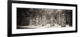 ¡Viva Mexico! Panoramic Collection - One Thousand Mayan Columns - Chichen Itza III-Philippe Hugonnard-Framed Photographic Print