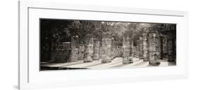 ¡Viva Mexico! Panoramic Collection - One Thousand Mayan Columns - Chichen Itza III-Philippe Hugonnard-Framed Photographic Print