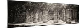 ¡Viva Mexico! Panoramic Collection - One Thousand Mayan Columns - Chichen Itza III-Philippe Hugonnard-Mounted Photographic Print