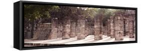 ¡Viva Mexico! Panoramic Collection - One Thousand Mayan Columns - Chichen Itza IV-Philippe Hugonnard-Framed Stretched Canvas