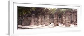 ¡Viva Mexico! Panoramic Collection - One Thousand Mayan Columns - Chichen Itza IV-Philippe Hugonnard-Framed Photographic Print