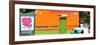 ¡Viva Mexico! Panoramic Collection - Orange Papeleria Estrella-Philippe Hugonnard-Framed Photographic Print