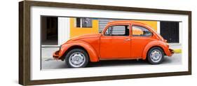 ¡Viva Mexico! Panoramic Collection - Orange VW Beetle Car-Philippe Hugonnard-Framed Photographic Print