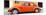 ¡Viva Mexico! Panoramic Collection - Orange VW Beetle Car-Philippe Hugonnard-Mounted Photographic Print