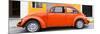 ¡Viva Mexico! Panoramic Collection - Orange VW Beetle Car-Philippe Hugonnard-Mounted Photographic Print